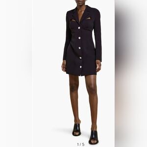 River Island Black Cut-Out Mini Dress